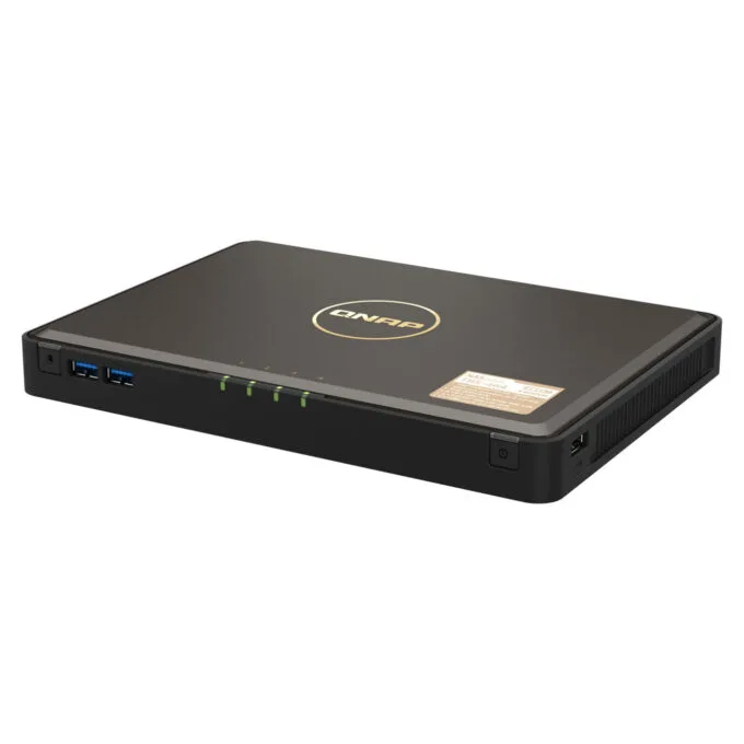 QNAP TBS-464 NASbook - 4-Bay M.2 SSD NAS - Intel Celeron N5105 2.0–2.9GHz, 8GB DDR4, Black — image 5