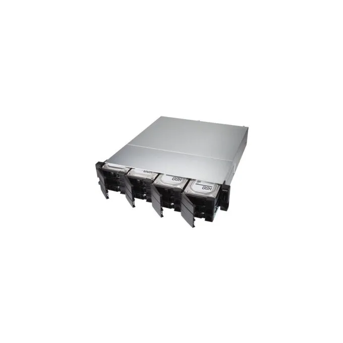 QNAP TL-R1200C-RP 12-bay 2U rackmount USB-C 3.1 Gen2 10Gbps JBOD expansion unit - TL-R1200C-RP - Black/Gray — image 7