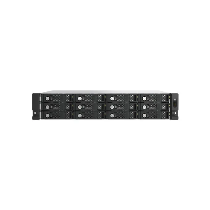 QNAP TL-R1200PES-RP - 12-Bay 2U Rackmount SATA JBOD Expansion Enclosure, 6Gb/s, Hot-Swap, Black/Grey — image 2