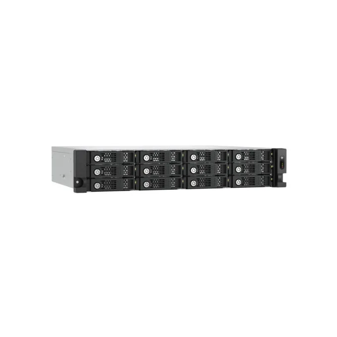 QNAP TL-R1200PES-RP - 12-Bay 2U Rackmount SATA JBOD Expansion Enclosure, 6Gb/s, Hot-Swap, Black/Grey — image 4