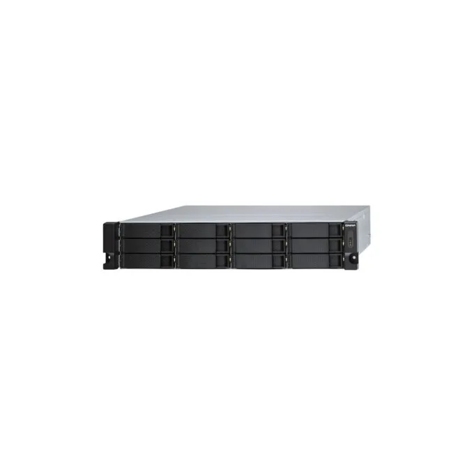 QNAP TL-R1200S-RP 12-bay 2U rackmount SATA JBOD expansion unit redundant PSU - TL-R1200S-RP - Black, Grey — image 7