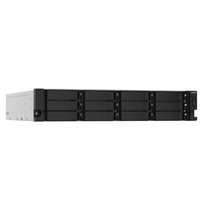 QNAP TS-1232PXU-RP-4G - 12-Bay 2U Rack NAS, 4GB DDR4, AL324 1.7GHz, 2x2.5GbE + 2x10GbE SFP+, Hot-swap — image 2