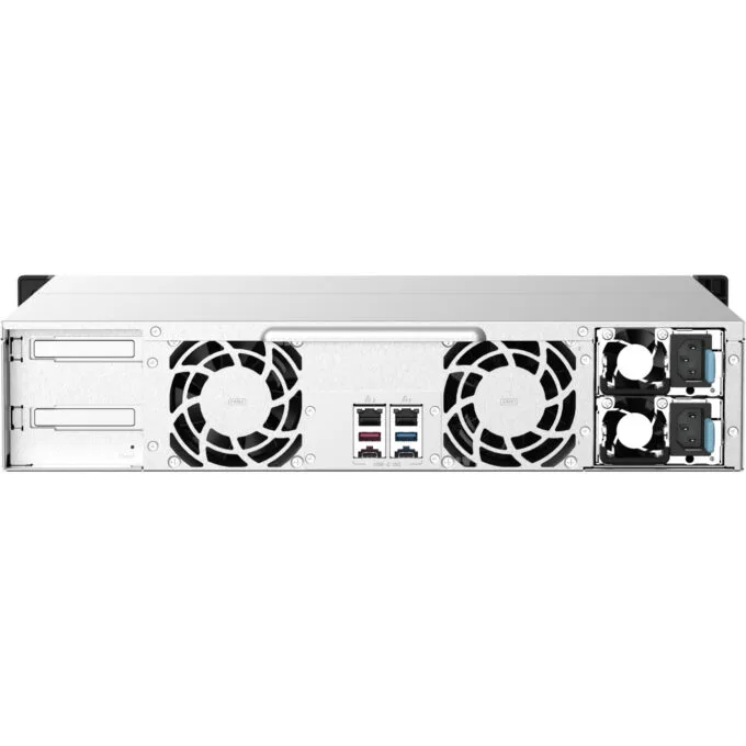 QNAP TS-1273AU-RP-8G - 12-Bay 2U Rack NAS, AMD Ryzen V1500B 2.2GHz, 8GB DDR4, Aluminium/Black — image 7