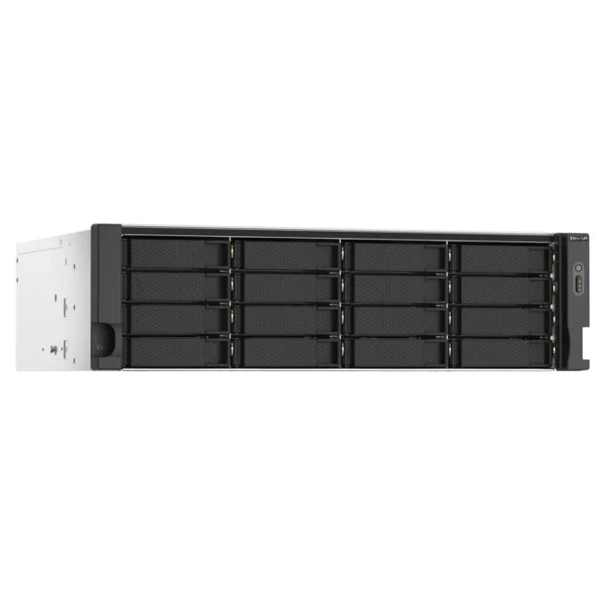 QNAP TS-1673AU-RP-16G - 16-Bay 3U Rack NAS, AMD V1500B 2.2GHz, 16GB DDR4, Dual 2.5GbE, USB-C, Redundant 550W PSU — image 5