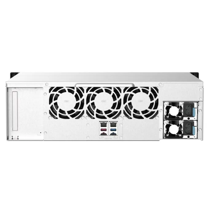 QNAP TS-1673AU-RP-16G - 16-Bay 3U Rack NAS, AMD V1500B 2.2GHz, 16GB DDR4, Dual 2.5GbE, USB-C, Redundant 550W PSU — image 6