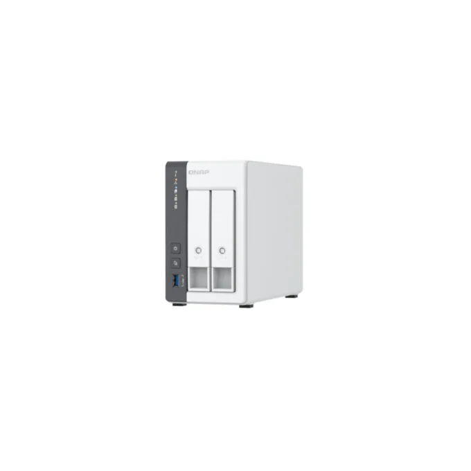 QNAP TS-216G NAS Server - 2-Bay, White, 4GB RAM, ARM Cortex-A55 2.0GHz Quad-Core — image 1