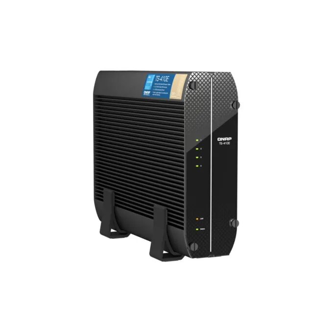 QNAP TS-410E-8G - 4-Bay Fanless NAS - Intel Celeron J6412 2.6GHz, 8GB RAM, 2.5GbE, 4x 2.5-inch SSD — image 4