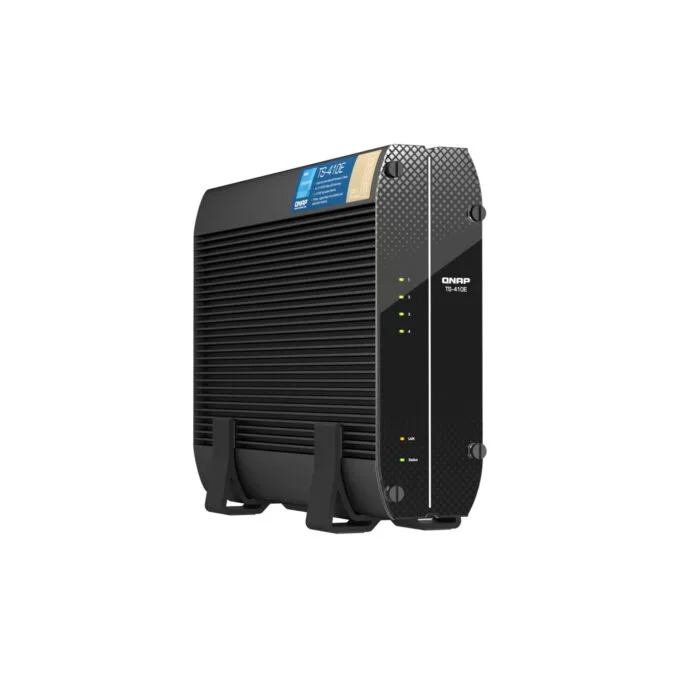 QNAP TS-410E-8G - 4-Bay Fanless NAS - Intel Celeron J6412 2.6GHz, 8GB RAM, 2.5GbE, 4x 2.5-inch SSD — image 5