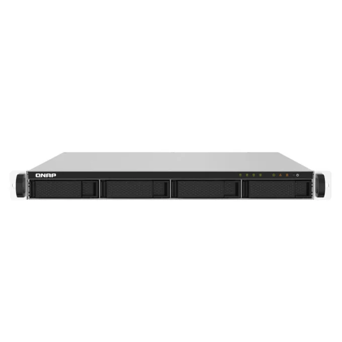QNAP TS-432PXU-RP-2G NAS Server - 4-Bay 1U Rack, Annapurna AL-324 1.7GHz Quad, 2GB DDR4, Dual SFP+ 10GbE, Black — image 1