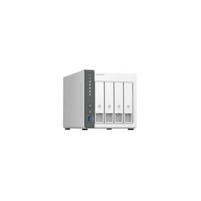 QNAP TS-433-4G NAS Server - 4-Bay White, 4GB RAM, ARM Cortex-A55 2.0GHz, Dual 2.5GbE — image 2