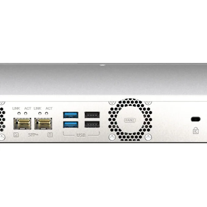 QNAP TS-435XeU-4G - Short-Depth 4-Bay Rackmount NAS, 4GB RAM, 10GbE SFP+ & 2.5GbE, NVMe Cache — image 2
