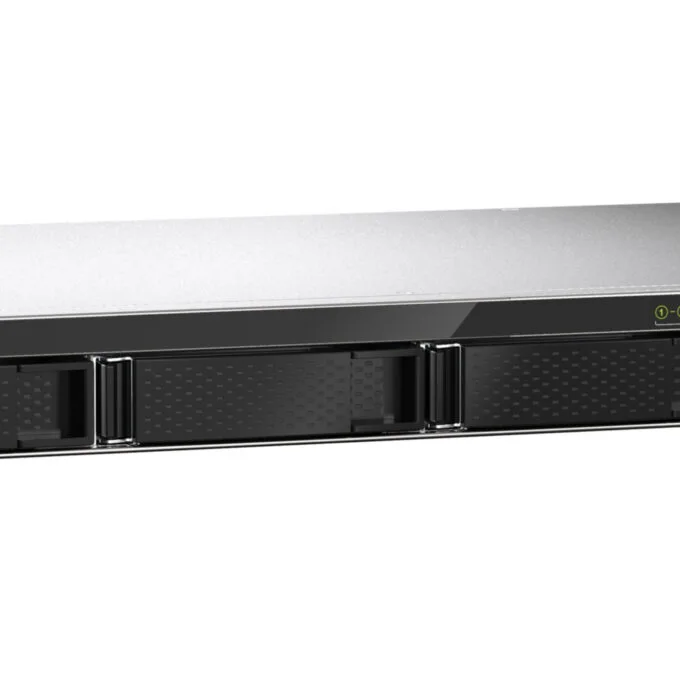 QNAP TS-435XeU-4G - Short-Depth 4-Bay Rackmount NAS, 4GB RAM, 10GbE SFP+ & 2.5GbE, NVMe Cache — image 3