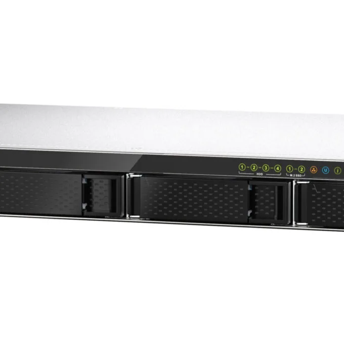 QNAP TS-435XeU-4G - Short-Depth 4-Bay Rackmount NAS, 4GB RAM, 10GbE SFP+ & 2.5GbE, NVMe Cache — image 5