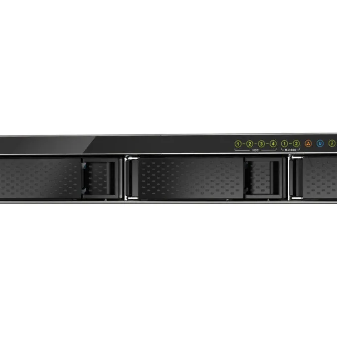 QNAP TS-435XeU-4G - Short-Depth 4-Bay Rackmount NAS, 4GB RAM, 10GbE SFP+ & 2.5GbE, NVMe Cache — image 6