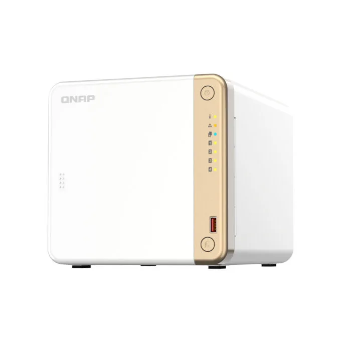 QNAP TS-462-4G - 4-Bay NAS, White | Intel Celeron N4505 2.0–2.9GHz, 4GB DDR4, 2x M.2, 2.5GbE — image 7
