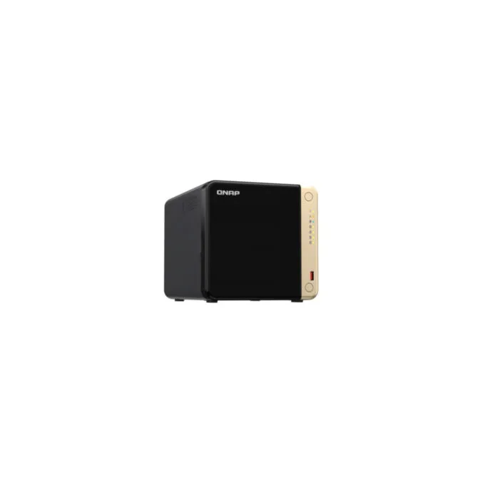 QNAP TS-464 NAS Server - 4-Bay - Intel Celeron N5105 4-core (up to 2.9GHz), 4GB RAM, 2x2.5GbE, M.2 NVMe cache — image 2