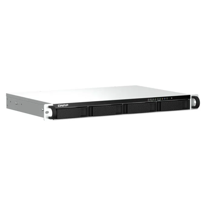 QNAP TS-464eU-8G - 4-Bay 1U Rack NAS - Intel Celeron N5095 2.0–2.9GHz, 8GB DDR4, 2x2.5GbE, 2x M.2, Aluminium/Black — image 2