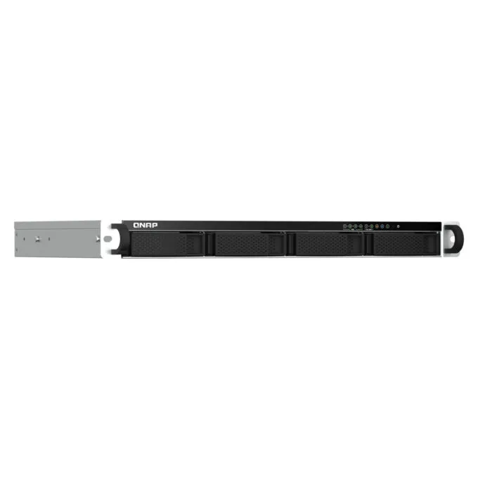 QNAP TS-464eU-8G - 4-Bay 1U Rack NAS - Intel Celeron N5095 2.0–2.9GHz, 8GB DDR4, 2x2.5GbE, 2x M.2, Aluminium/Black — image 3