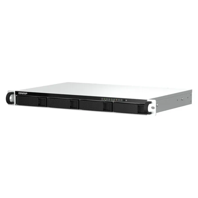 QNAP TS-464eU-8G - 4-Bay 1U Rack NAS - Intel Celeron N5095 2.0–2.9GHz, 8GB DDR4, 2x2.5GbE, 2x M.2, Aluminium/Black — image 4