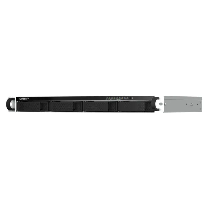 QNAP TS-464eU-8G - 4-Bay 1U Rack NAS - Intel Celeron N5095 2.0–2.9GHz, 8GB DDR4, 2x2.5GbE, 2x M.2, Aluminium/Black — image 5