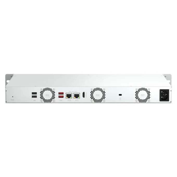 QNAP TS-464eU-8G - 4-Bay 1U Rack NAS - Intel Celeron N5095 2.0–2.9GHz, 8GB DDR4, 2x2.5GbE, 2x M.2, Aluminium/Black — image 6