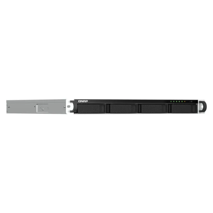 QNAP TS-464U-RP - 1U 4-Bay Rack NAS, Intel N5095 2.0/2.9GHz, 8GB DDR4, 2x2.5GbE, Redundant PSU, Black/Aluminium — image 3