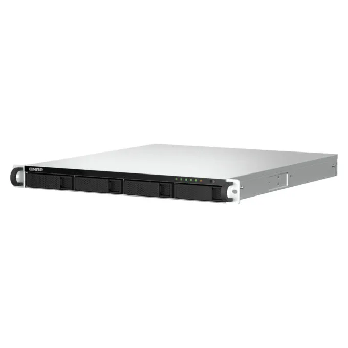 QNAP TS-464U-RP - 1U 4-Bay Rack NAS, Intel N5095 2.0/2.9GHz, 8GB DDR4, 2x2.5GbE, Redundant PSU, Black/Aluminium — image 4