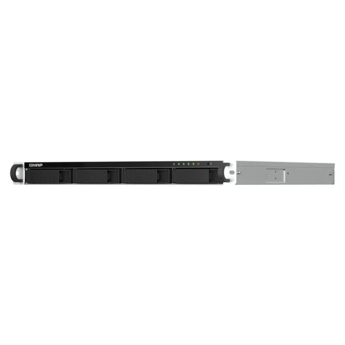 QNAP TS-464U-RP - 1U 4-Bay Rack NAS, Intel N5095 2.0/2.9GHz, 8GB DDR4, 2x2.5GbE, Redundant PSU, Black/Aluminium — image 5