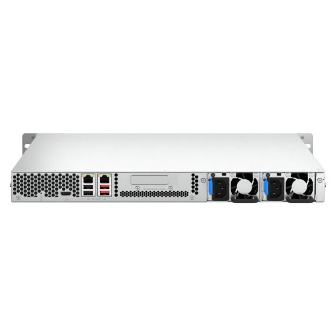 QNAP TS-464U-RP - 1U 4-Bay Rack NAS, Intel N5095 2.0/2.9GHz, 8GB DDR4, 2x2.5GbE, Redundant PSU, Black/Aluminium — image 6