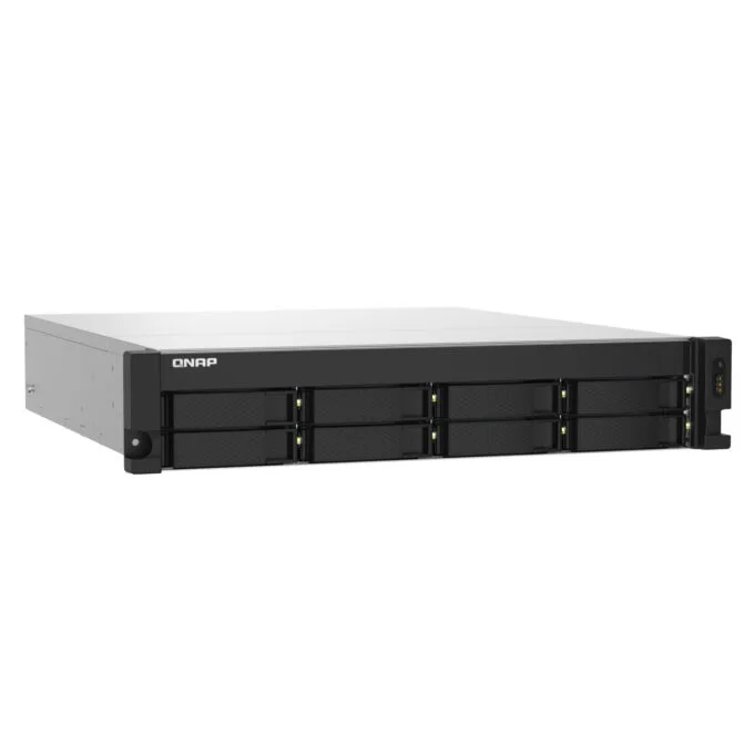 QNAP TS-832PXU - 8-Bay 2U Rack NAS, AL324 1.7GHz Quad-Core, 4GB DDR4, 10GbE SFP+, Aluminium/Black — image 3