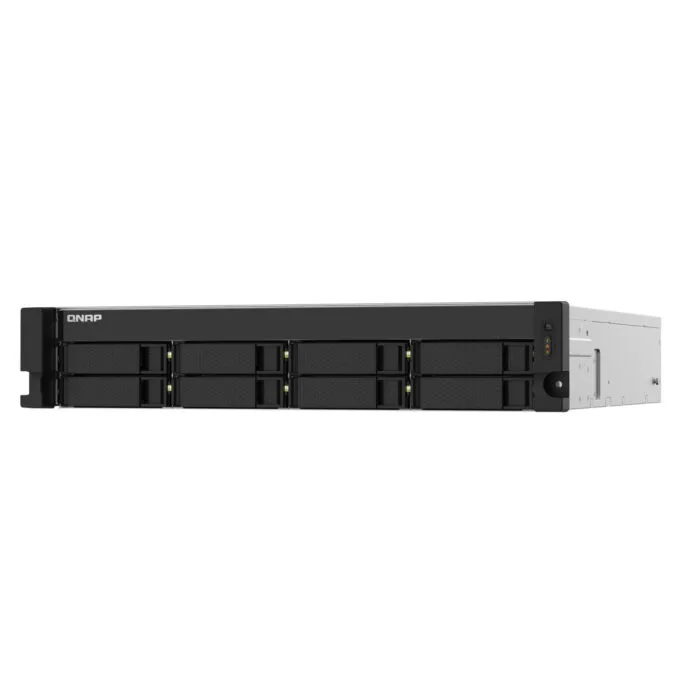 QNAP TS-832PXU - 8-Bay 2U Rack NAS, AL324 1.7GHz Quad-Core, 4GB DDR4, 10GbE SFP+, Aluminium/Black — image 4