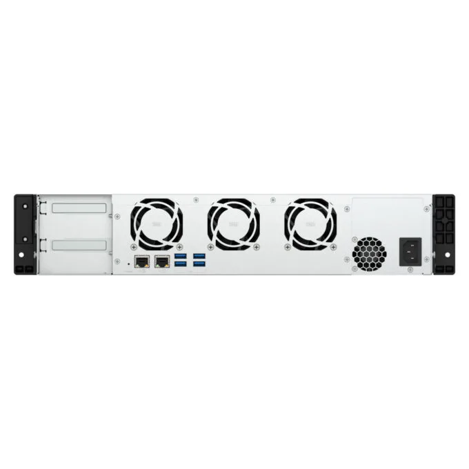 QNAP TS-855eU-8G NAS Server - 8-Bay 2U Rack, Intel Atom C5125 2.8GHz, 8GB DDR4, 2x2.5GbE, 2x M.2, Black — image 2