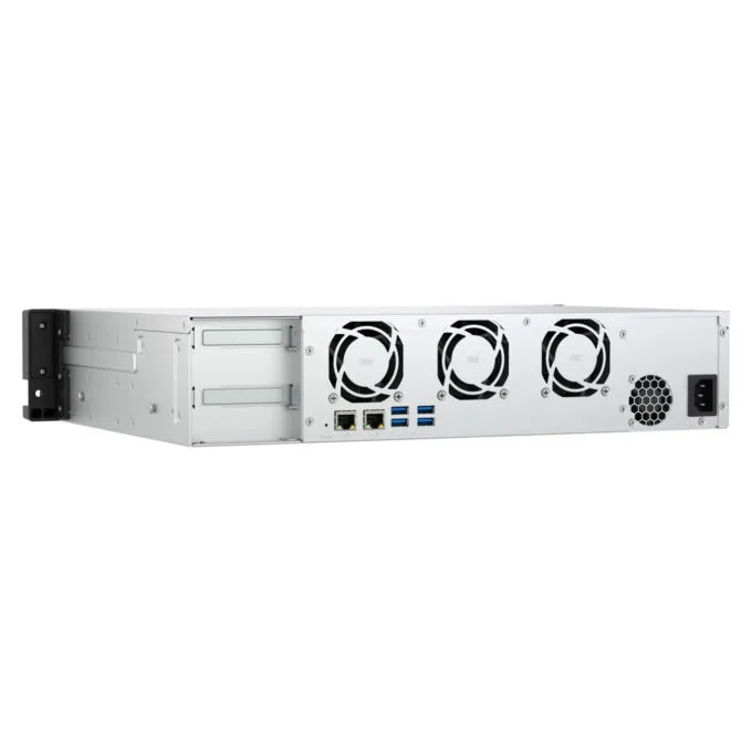 QNAP TS-855eU-8G NAS Server - 8-Bay 2U Rack, Intel Atom C5125 2.8GHz, 8GB DDR4, 2x2.5GbE, 2x M.2, Black — image 3