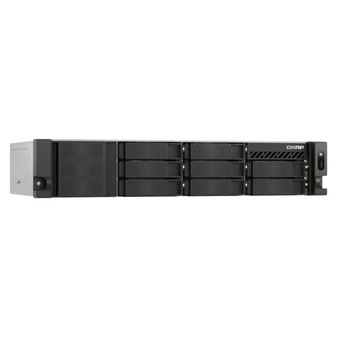 QNAP TS-855eU-8G NAS Server - 8-Bay 2U Rack, Intel Atom C5125 2.8GHz, 8GB DDR4, 2x2.5GbE, 2x M.2, Black — image 4