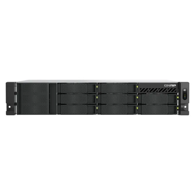 QNAP TS-855eU-8G NAS Server - 8-Bay 2U Rack, Intel Atom C5125 2.8GHz, 8GB DDR4, 2x2.5GbE, 2x M.2, Black — image 1