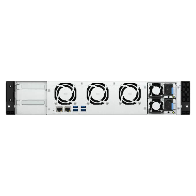 QNAP TS-855EU-RP NAS Server - 8-bay Rack 2U, Intel Atom C5125 2.8GHz, 8GB DDR4, Black — image 2