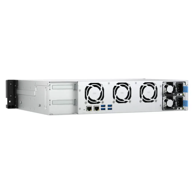QNAP TS-855EU-RP NAS Server - 8-bay Rack 2U, Intel Atom C5125 2.8GHz, 8GB DDR4, Black — image 3
