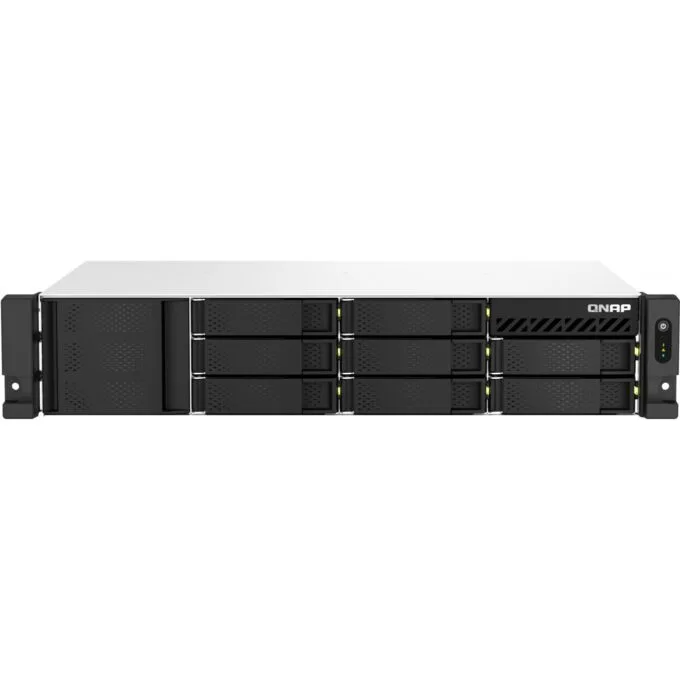 QNAP TS-864eU-8G - 2U Rackmount NAS, 8-Bay, Intel Celeron N5095 quad-core, 8GB RAM, short depth — image 1