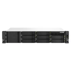 QNAP TS-864EU-RP-8G - 8-Bay 2U Rack NAS | Intel N5095 4-core 2.9GHz, 8GB DDR4, 2x2.5GbE, Dual PSU, Black