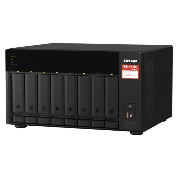 QNAP TS-873A-8G NAS Server - 8-Bay, AMD Ryzen V1500 2.2GHz Quad-Core, 8GB RAM, USB-C — image 5