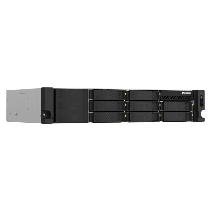 QNAP TS-873AEU-4G - 8-Bay 2U Rack NAS, AMD V1500B 2.2GHz, 4GB DDR4 ECC, 2x10GbE, M.2 Support, Black — image 3