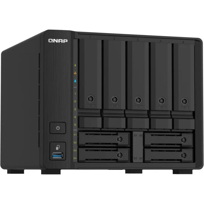 QNAP TS-932PX-4G - 9-Bay NAS - Black, 4GB DDR4 SO-DIMM, Alpine AL-324 1.7GHz, 2x10GbE SFP+ & 2x2.5GbE — image 4