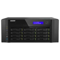 QNAP TS-h1290FX-7302P-128G 12 Bay U.2 NVMe PCIe Gen4 x4 all-flash desktop NAS AMD EPYC 16-core 7302P 128GB RDIMM ECC ...