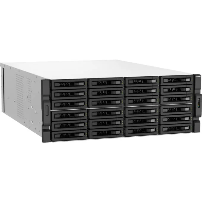 QNAP TS-h3087XU-RP - E-2378 Xeon 8C/16T 2.6–4.8GHz - 64GB ECC DDR4 - 30-bay 4U Rack NAS — image 2