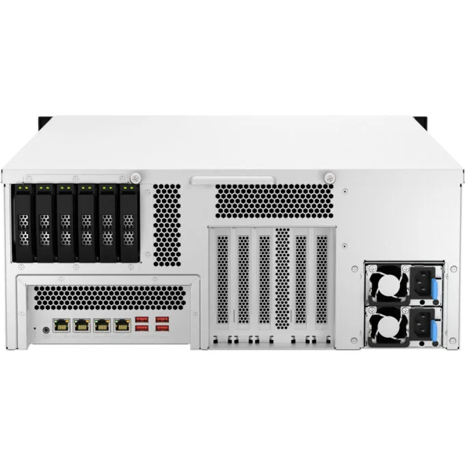QNAP TS-h3087XU-RP - E-2378 Xeon 8C/16T 2.6–4.8GHz - 64GB ECC DDR4 - 30-bay 4U Rack NAS — image 6
