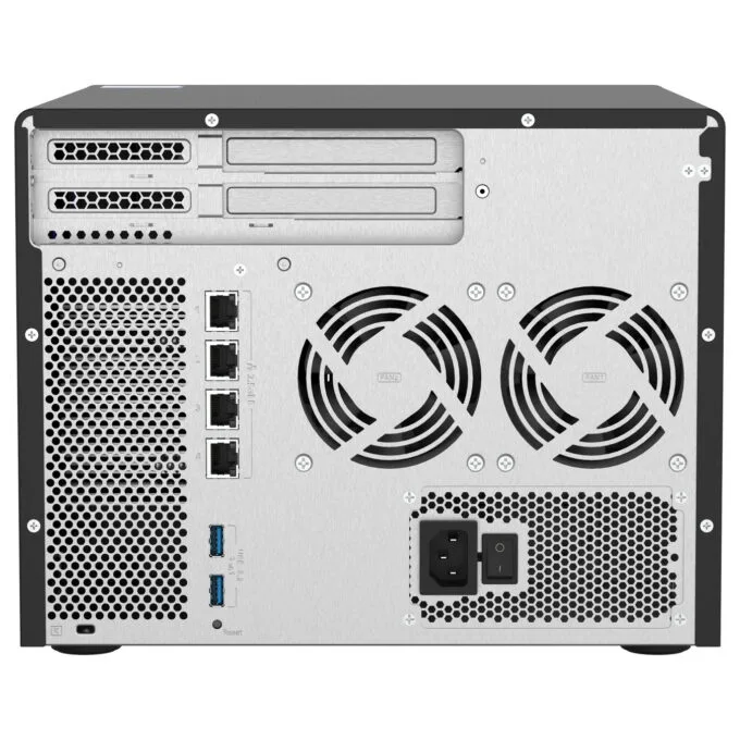 QNAP TS-h886-D1602-8G-BRO 8-Bay QuTS hero NAS Intel Xeon D1602 built-in 2 M.2 NVMe Gen3 port SATA 8GB RAM + 5 Year Wa... — image 6