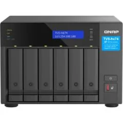 QNAP TVS-H674-I5-32G 6-Bay NAS - QuTS hero, i5-12400, 32GB RAM, up to 4.6GHz