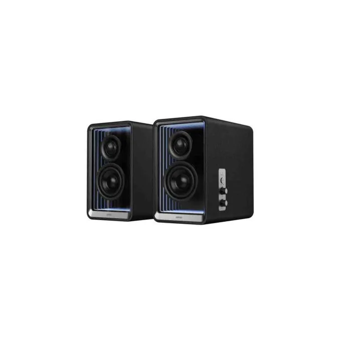 QR65 BLACK DESKTOP SPEAKER ACTIVE MONITOR W GAN CHARGER BT EDIFIER — image 1