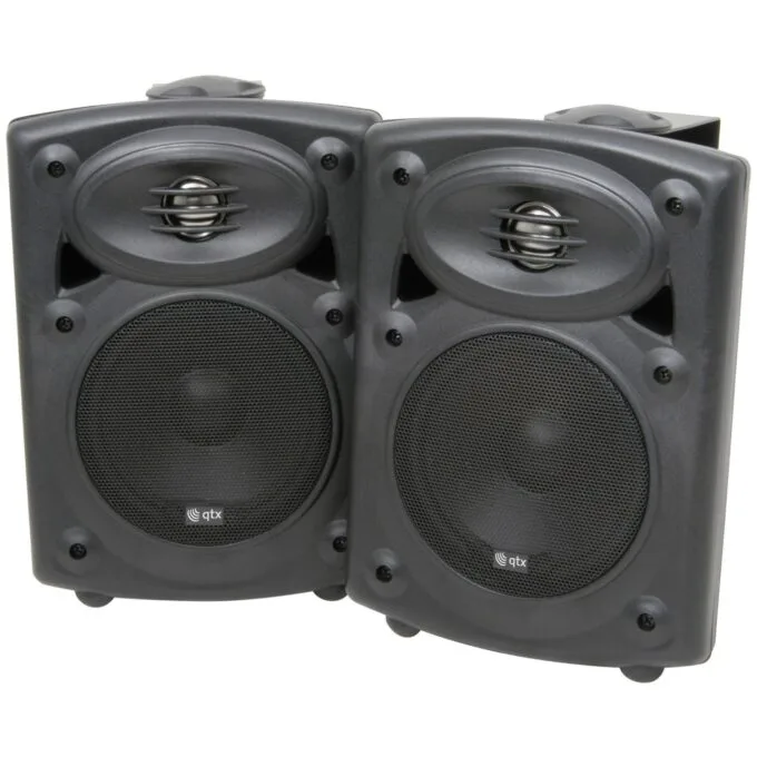QTX Active Onwall Speakers Pair - QR5B - 5.25'' 2x20W Black 178.200UK — image 1
