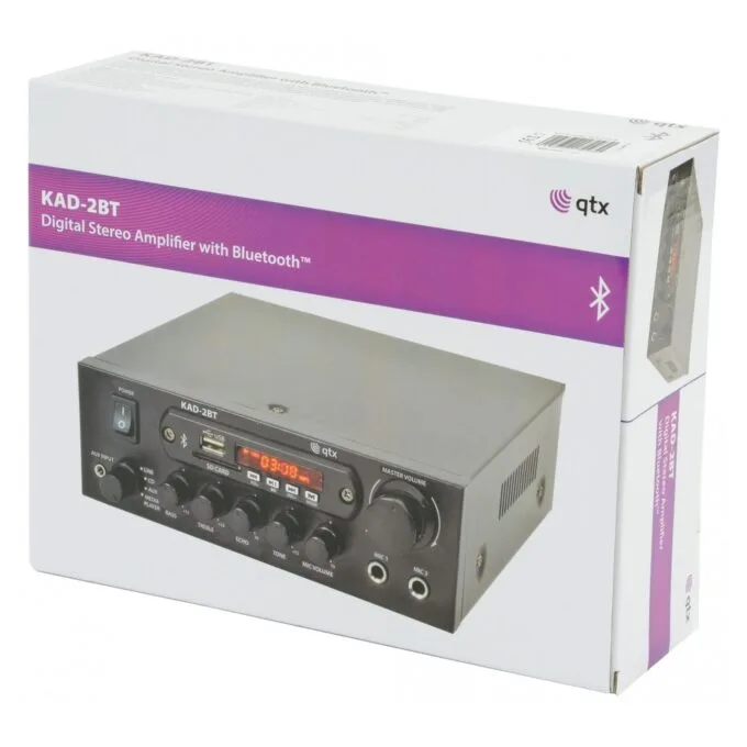 QTX Amplifier USB FM BT 70W 103.122UK - KAD-2BT - Amplifier USB FM BT 70W 103.122UK — image 4